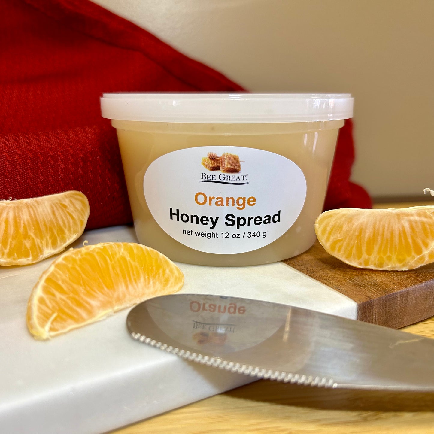 Orange Spreadable Honey