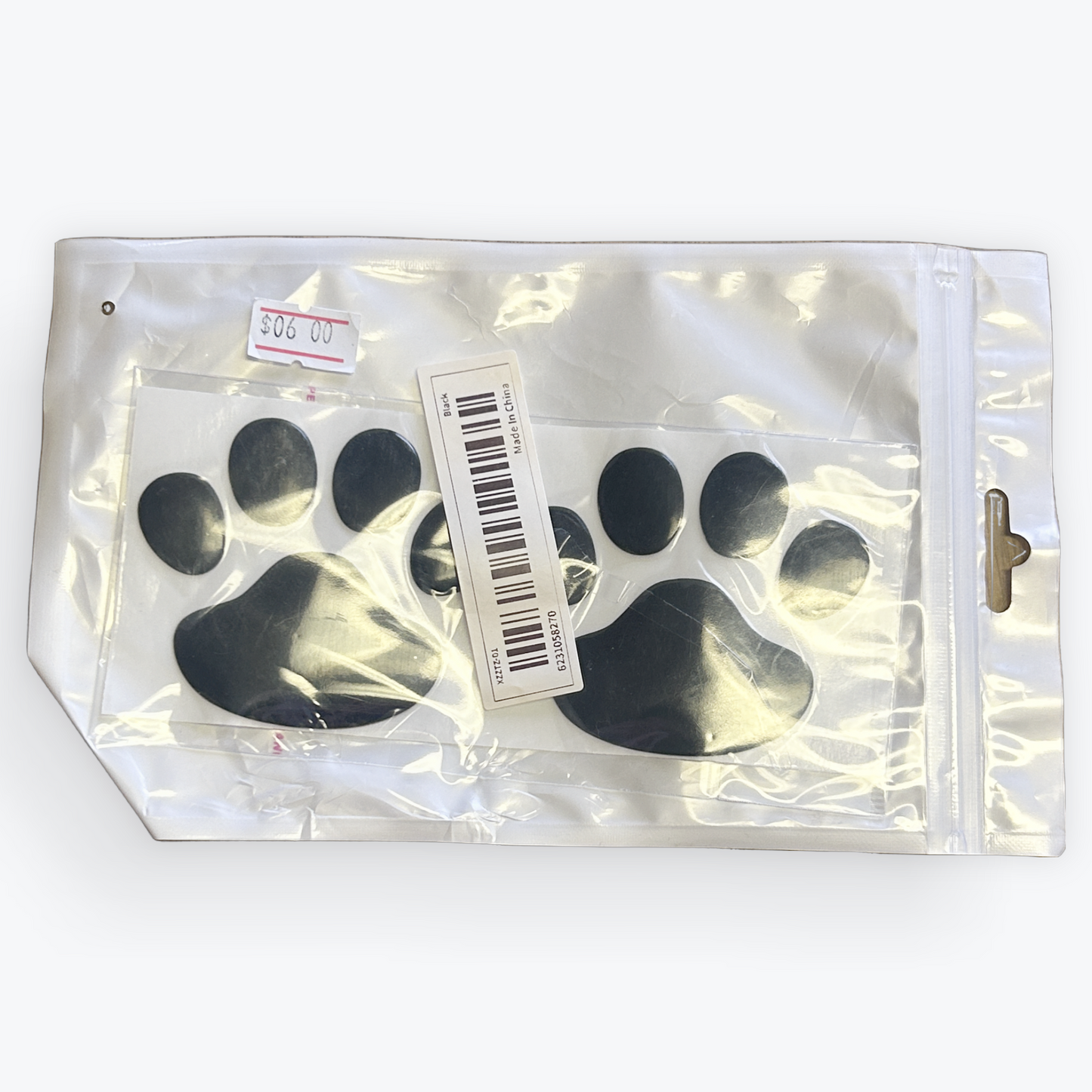 Paw Print Vinyl Stick-Ons