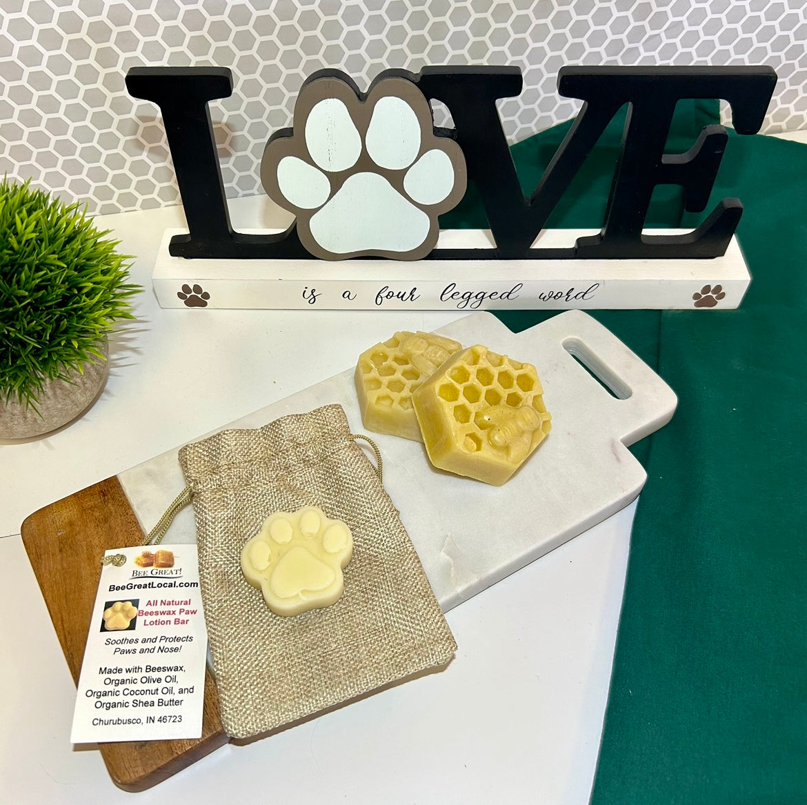 Beeswax sales dog paws