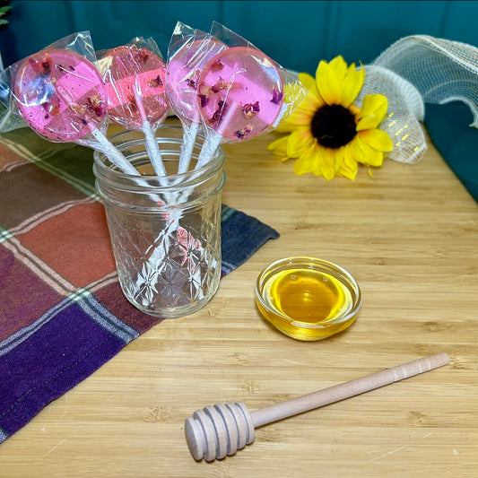 Honey Rose Petal Lollipop