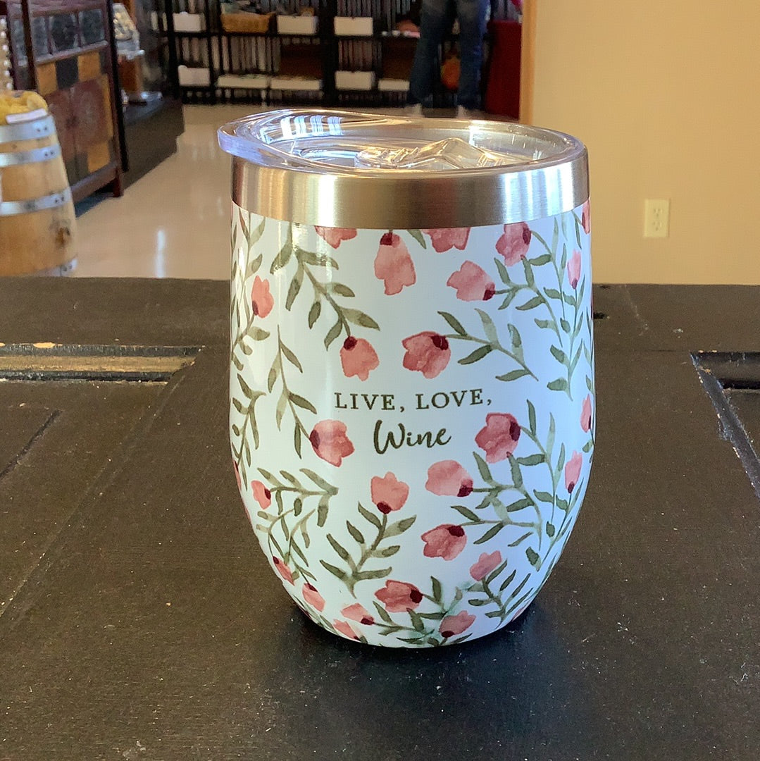Live, Love, Wine Tumbler
