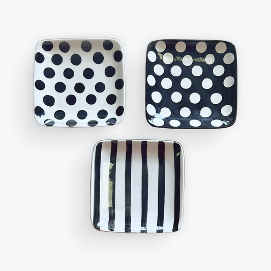 Pattern Square Trinket Dish