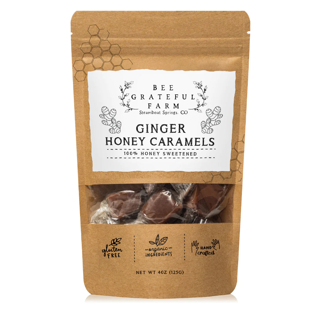 Ginger Honey Caramels