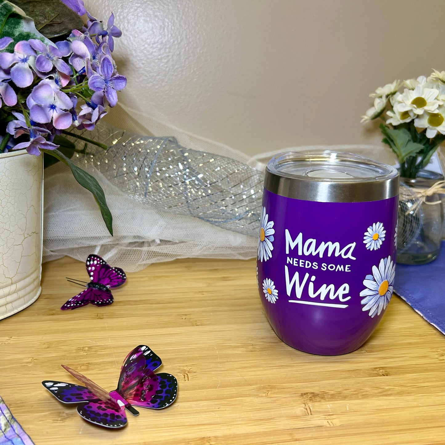 “Mama Needs Some Wine” Tumbler