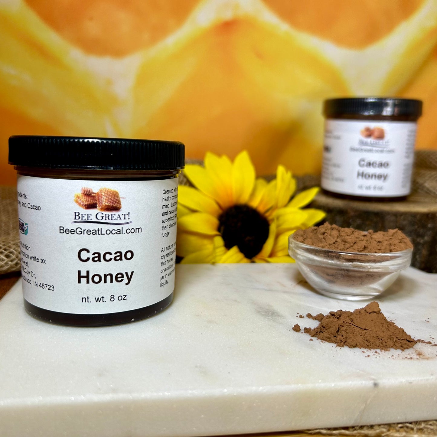 Cases of Cacao Honey 8 oz