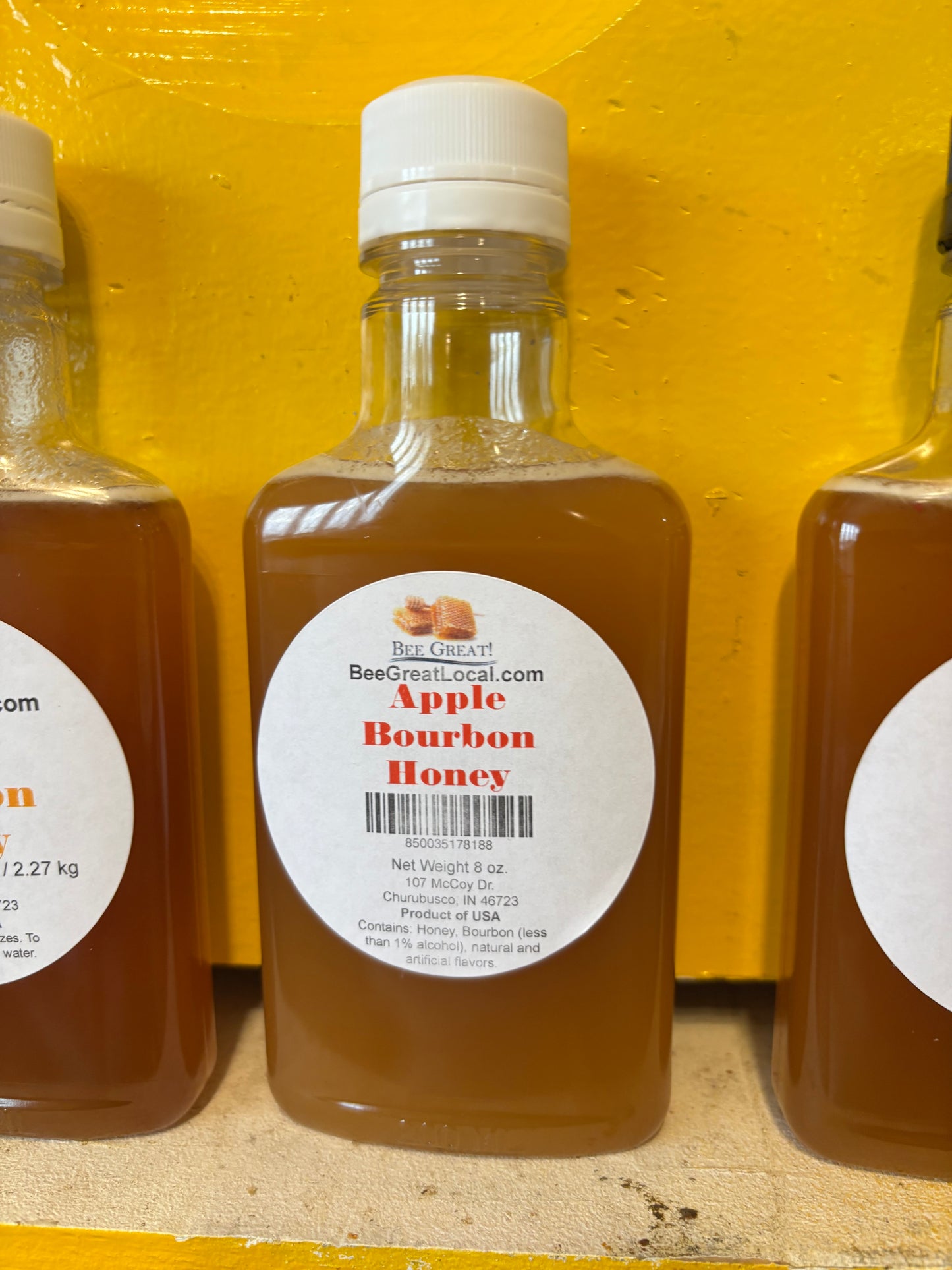 Cases of Fruit and Bourbon Honey 8 oz