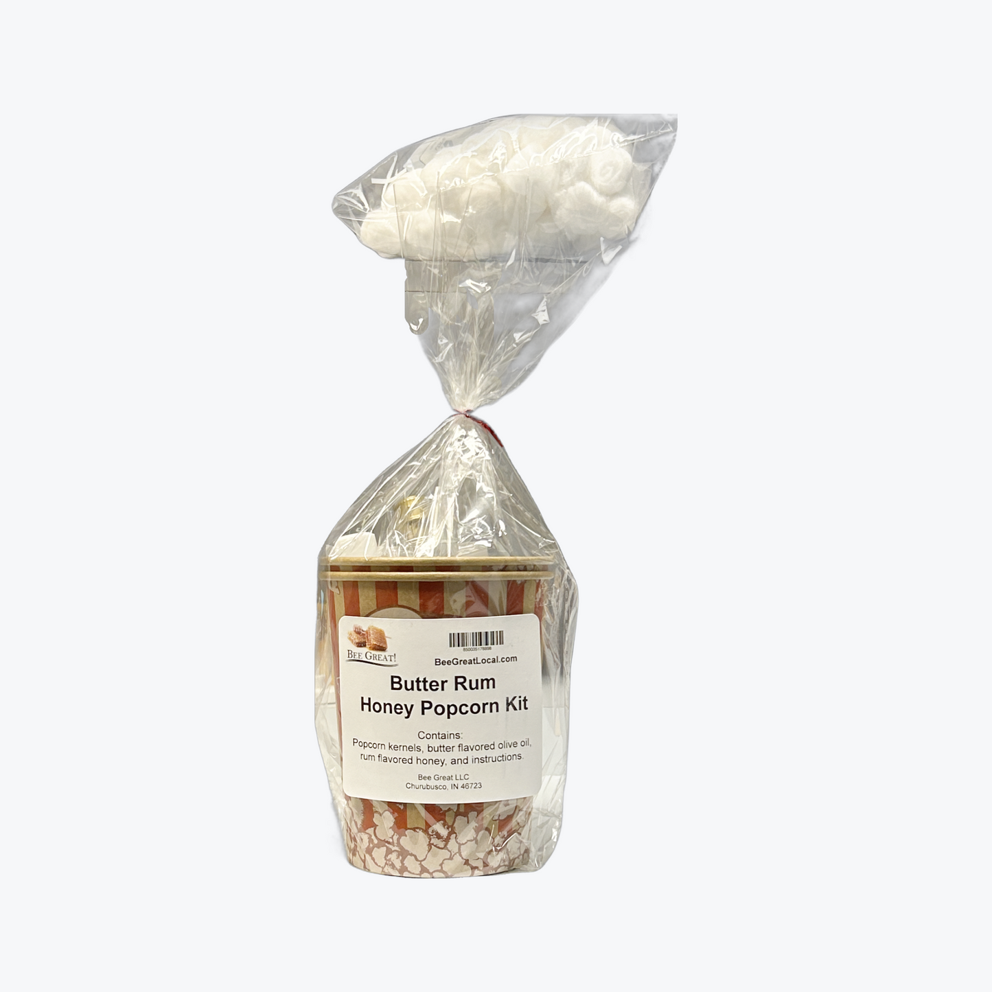 Butter Rum Honey Popcorn Kit