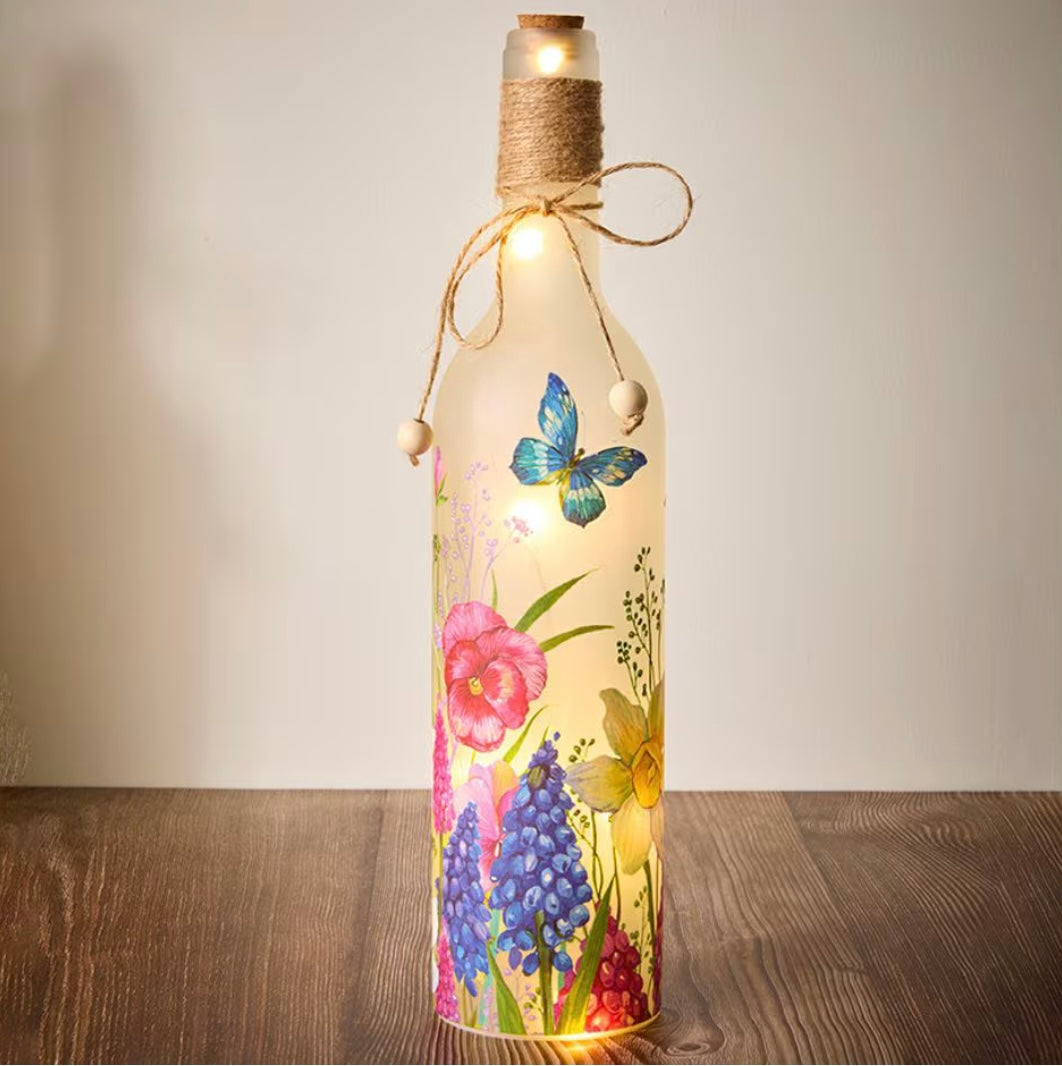 Decorative Lighted Bottles