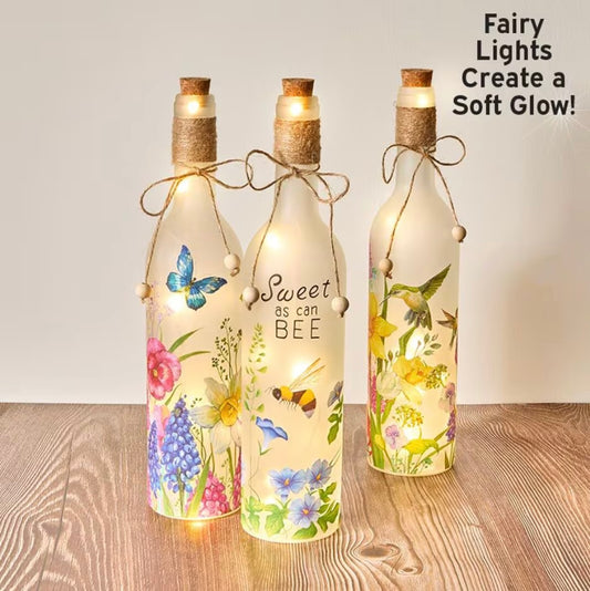 Decorative Lighted Bottles