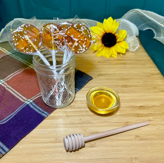 Honey and Sesame Lollipops