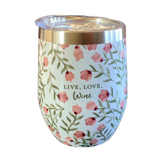 Live, Love, Wine Tumbler