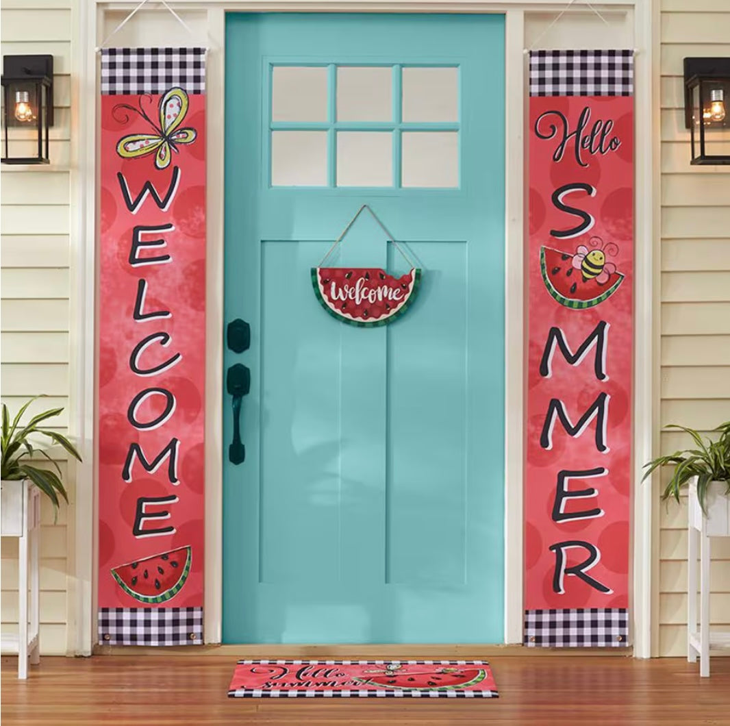 Hello Summer Porch Decor