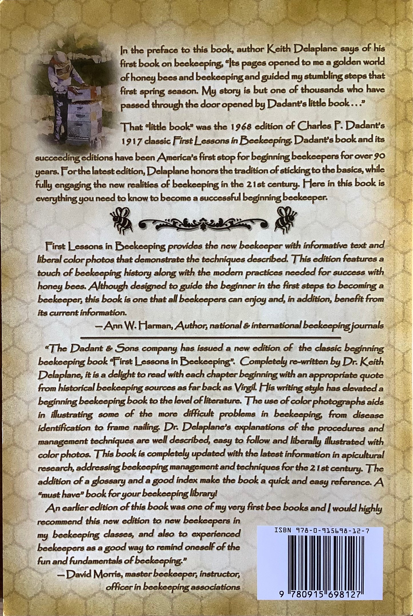 First Lessons in Beekeeping book by Keith S. Delaplane