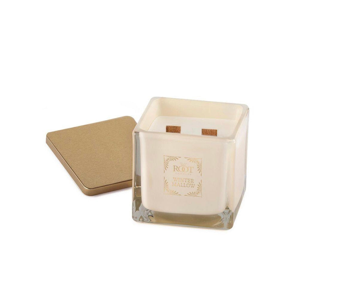 All Natural Beeswax Blend Square 2 Wood Wick Candle