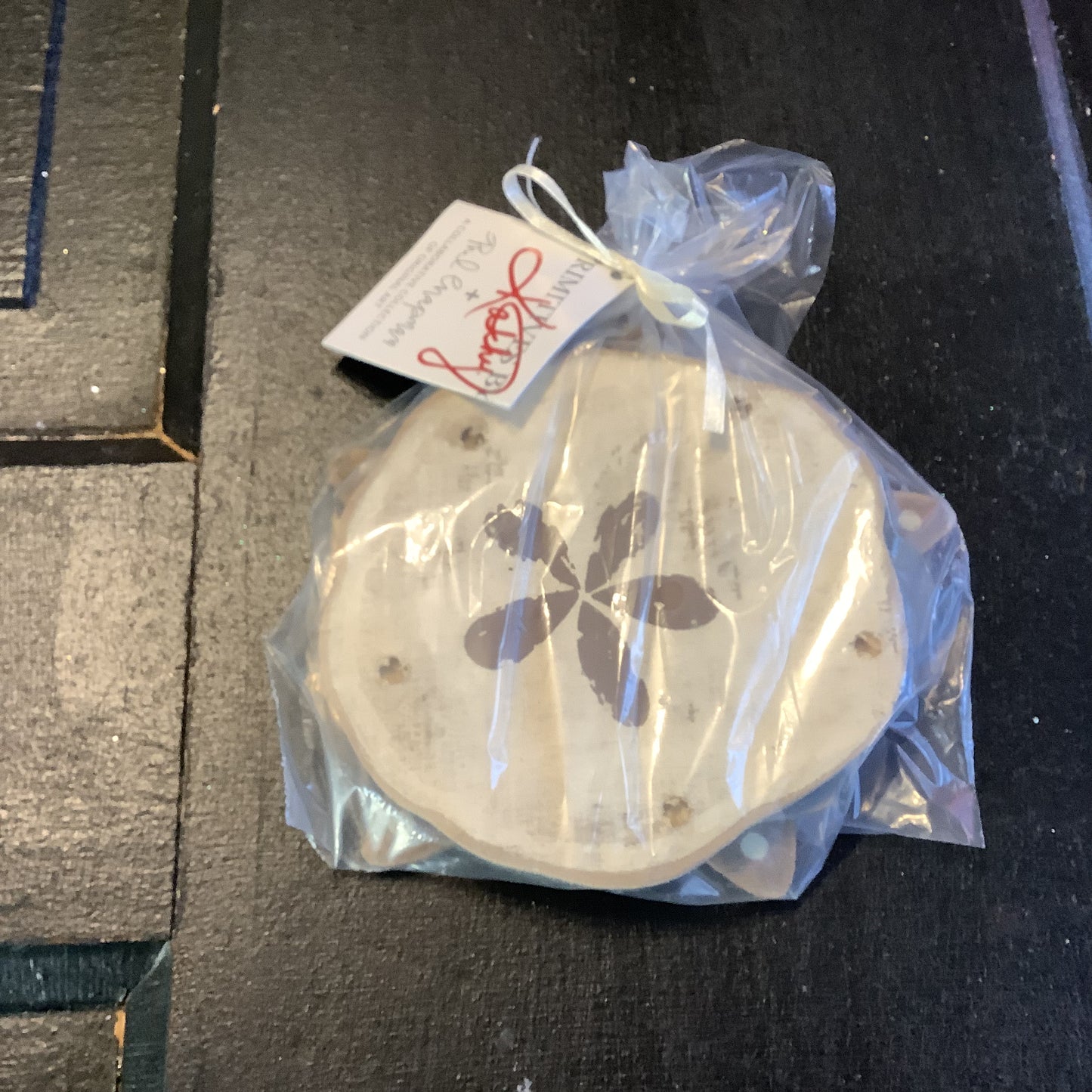 Beach Wood Ornament Set