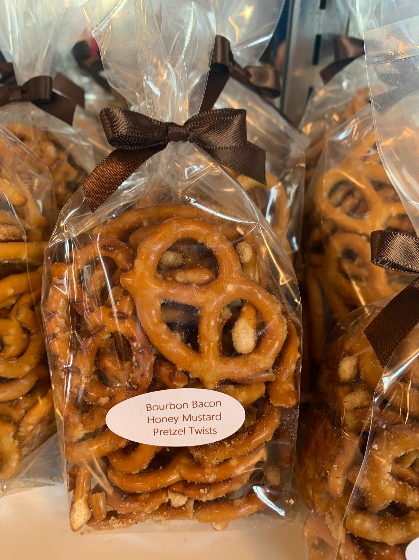 Bourbon Bacon Pretzel Twists