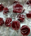 Red Raspberry Honey Caramels