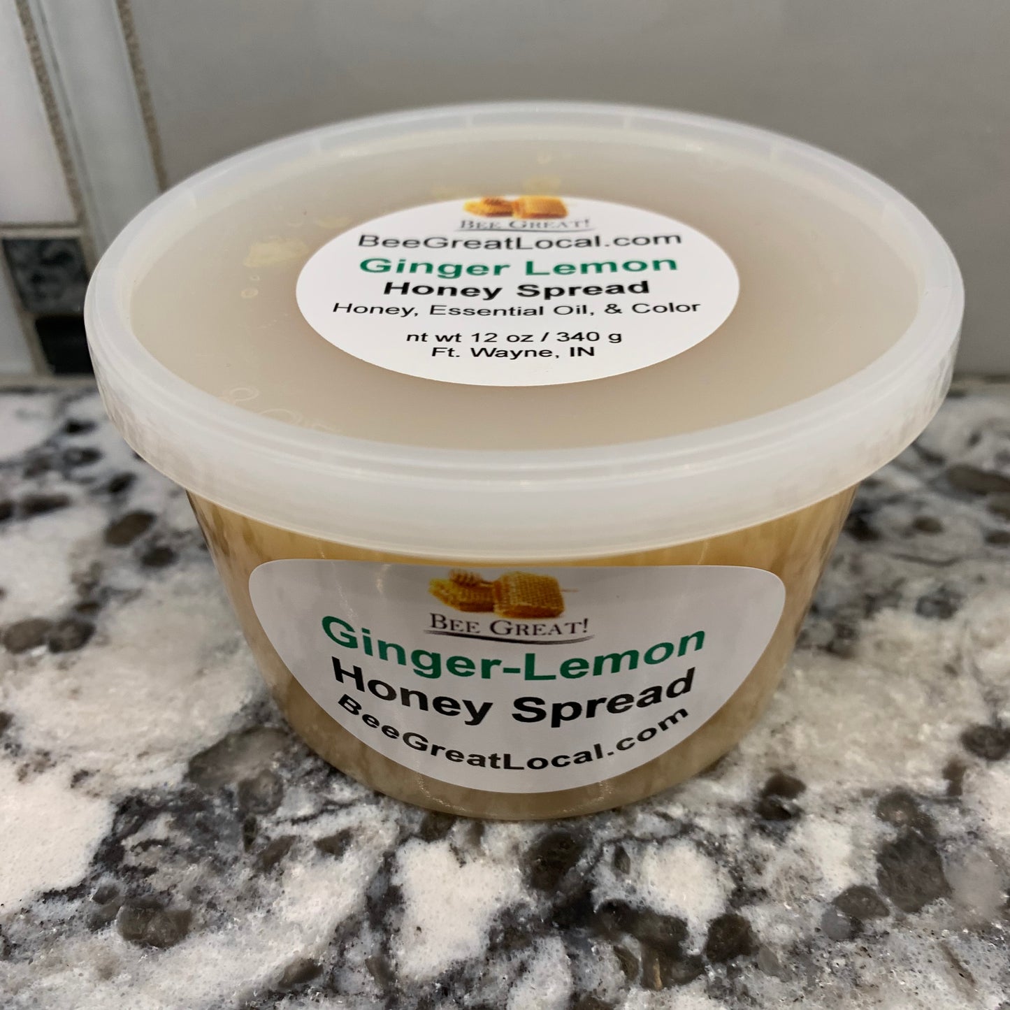 ginger lemon spreadable honey