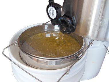 stainless steele double sieve