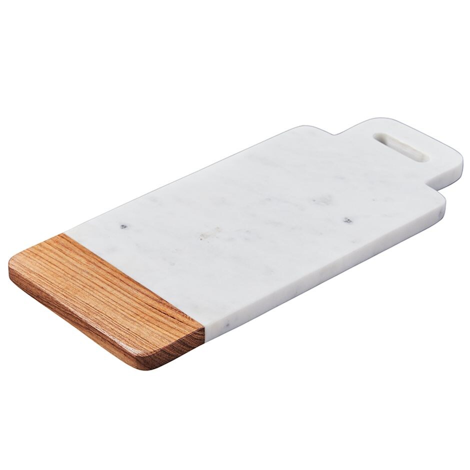 Marble & Wood Charcuterie Board