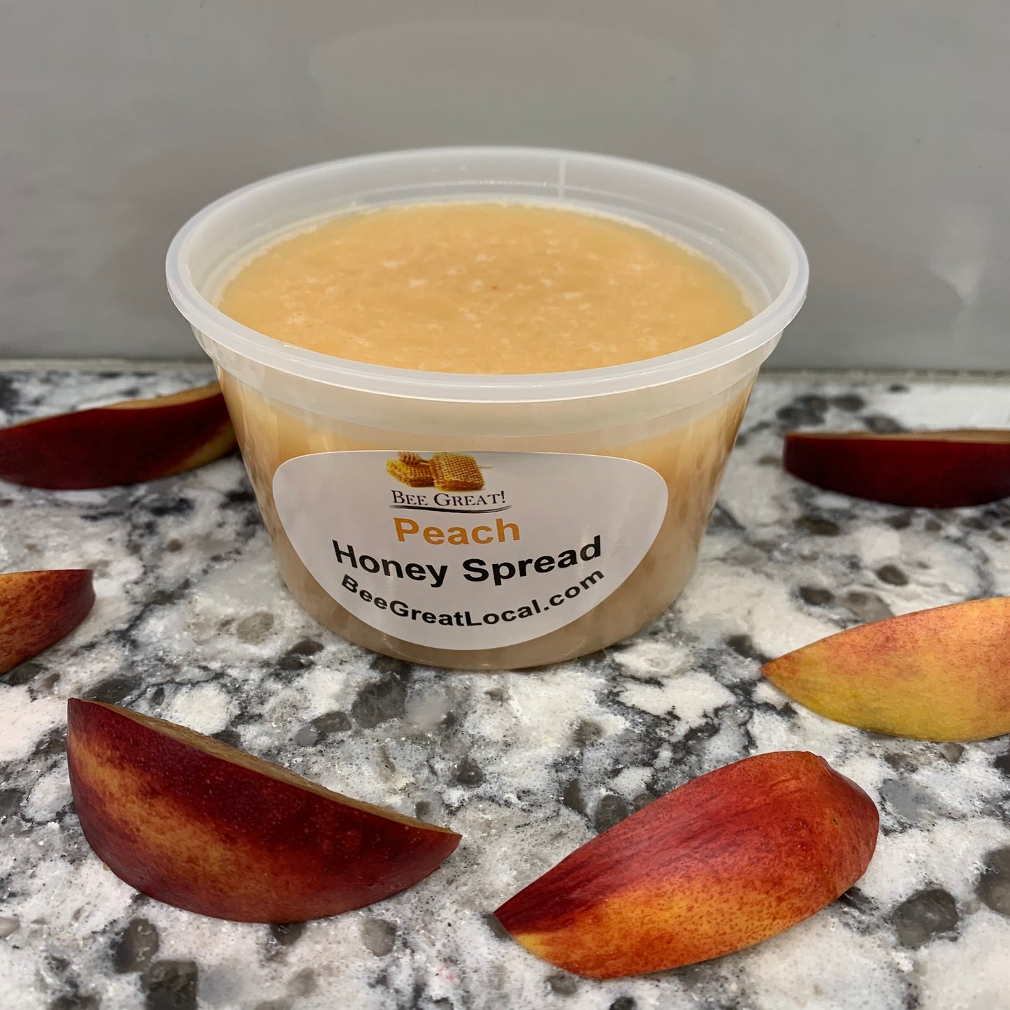 peach honey spread