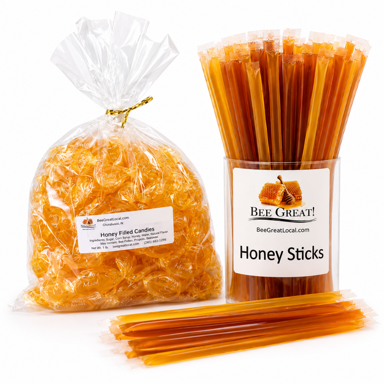 Honey Sticks & Honey Candy
