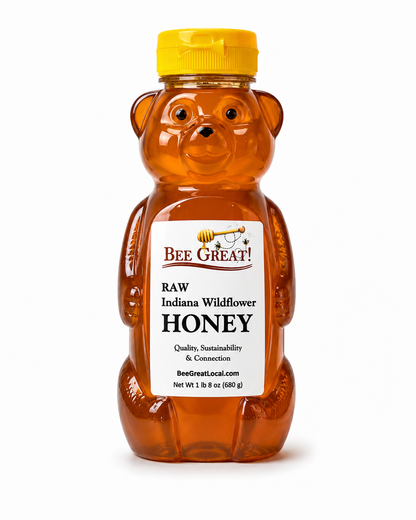 Bee Great Raw Indiana Wildflower Honey