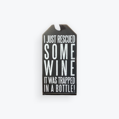 Wooden Bottle Tags