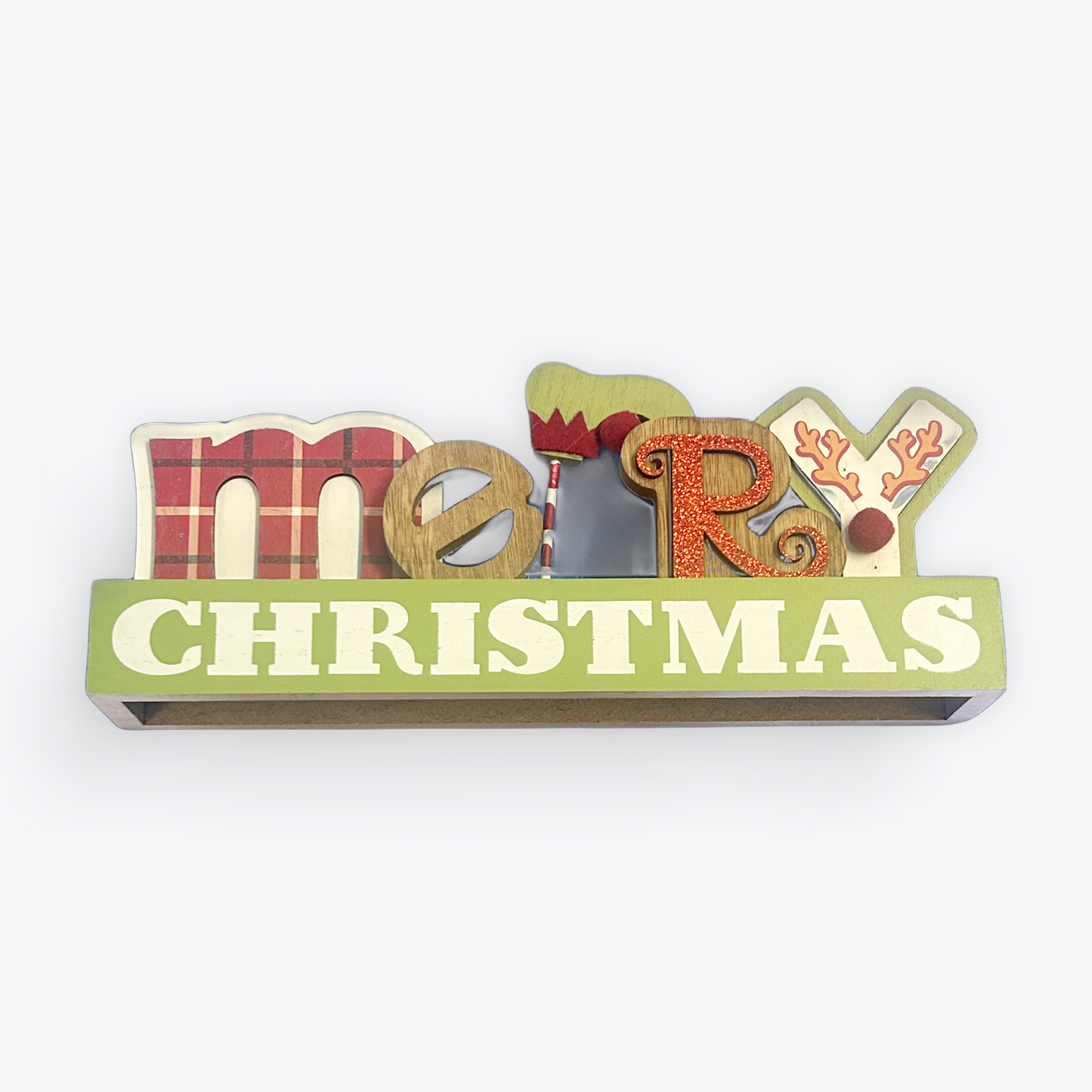 Merry Christmas Wooden Decor