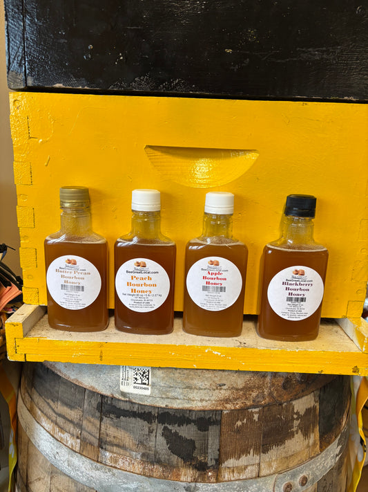 Cases of Fruit and Bourbon Honey 8 oz