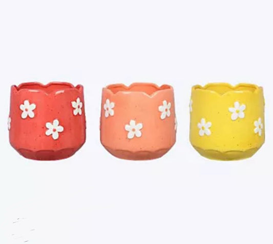 Ceramic Floral Pots