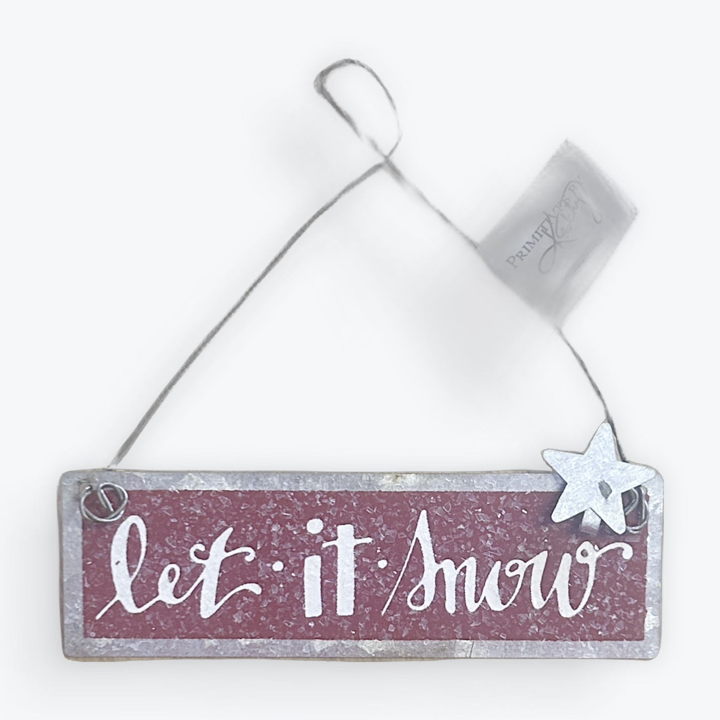 Metal Let It Snow Ornament