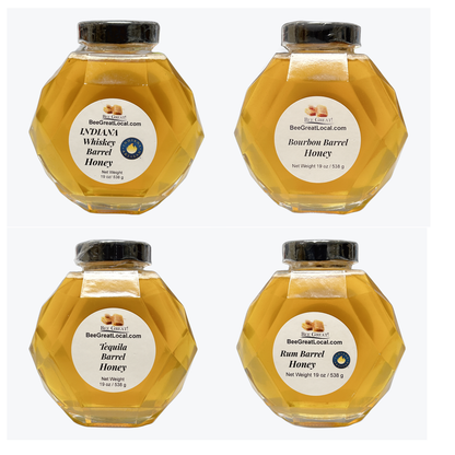 Barrel-Flavored Raw Honey (19 oz)