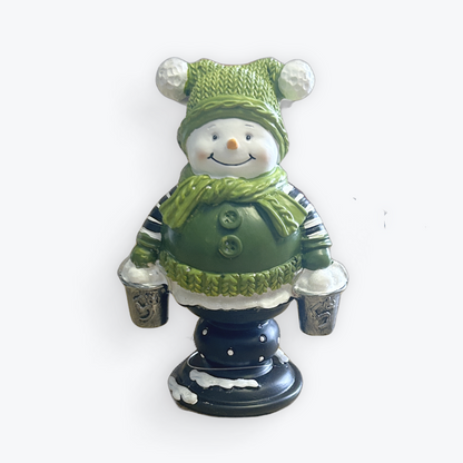 Snowman Ceramic Decor