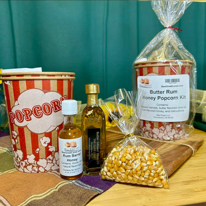 Butter Rum Honey Popcorn Kit