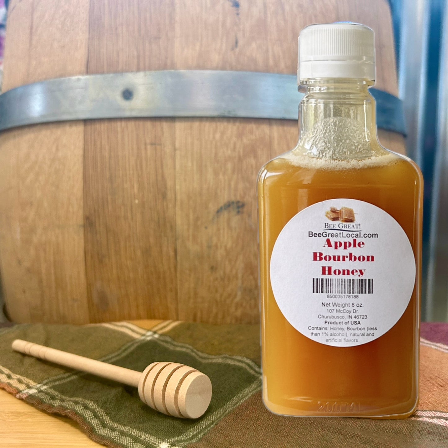 Cases of Fruit and Bourbon Honey 8 oz