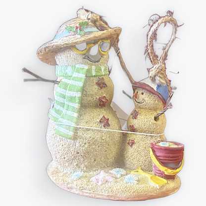 Beach Snowman Ornaments