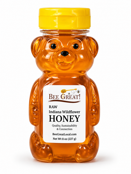 Bee Great Raw Indiana Wildflower Honey