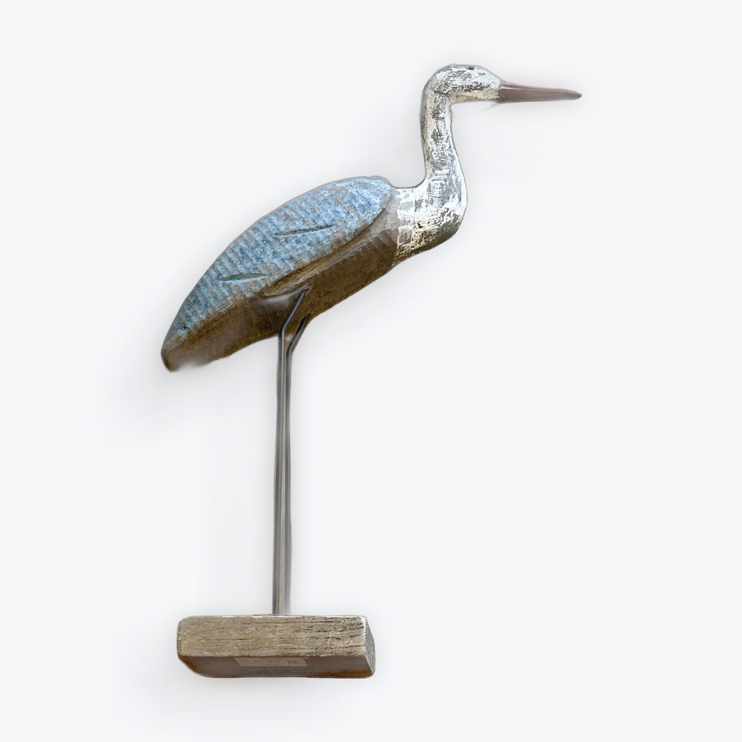 Wooden Sand Crane Decor