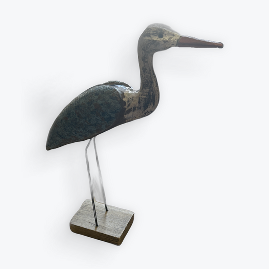 Wooden Sand Crane Decor