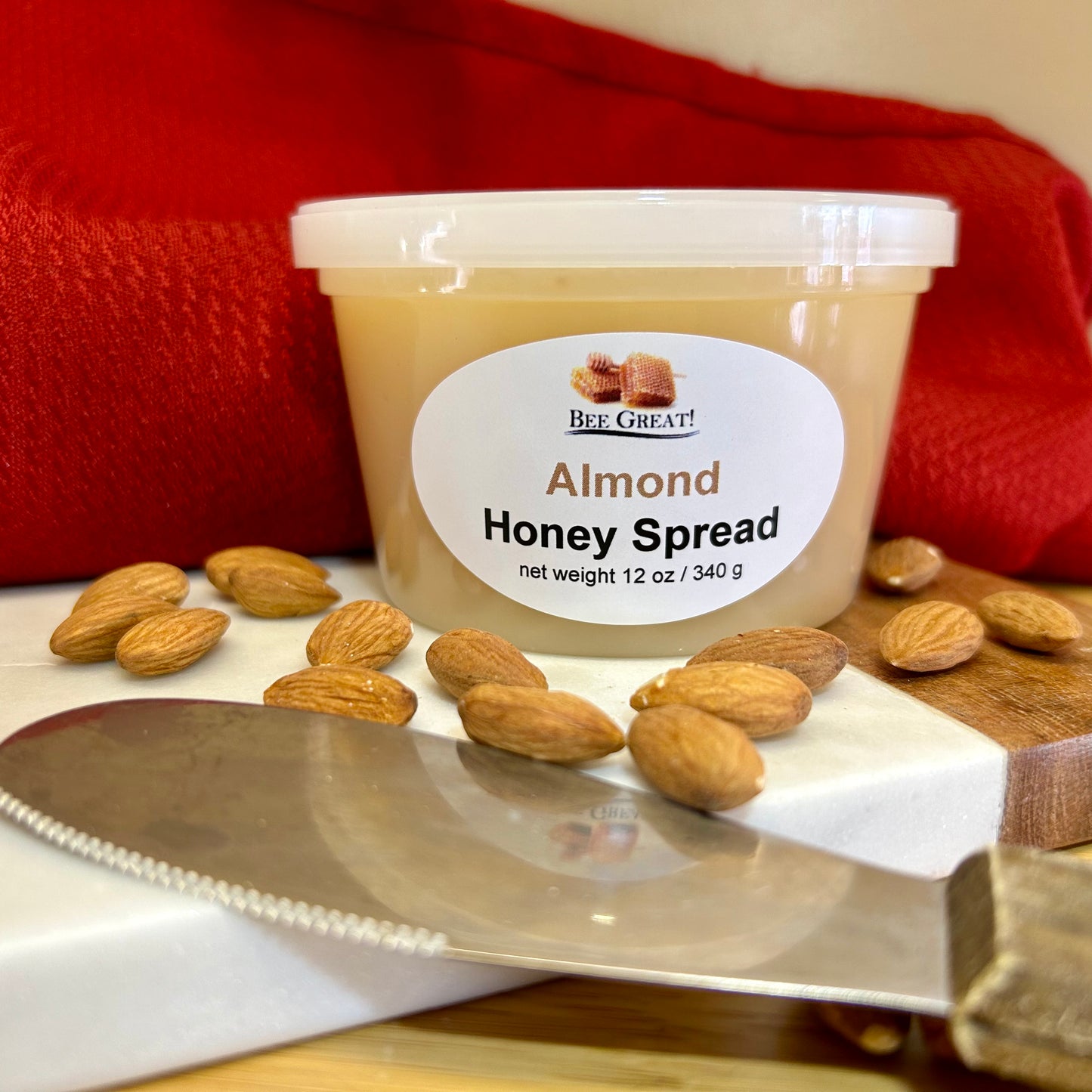 Almond Spreadable Honey