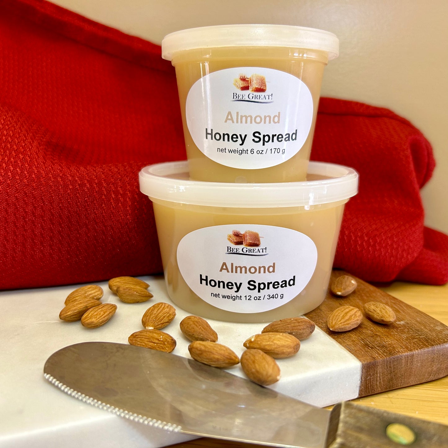 Almond Spreadable Honey