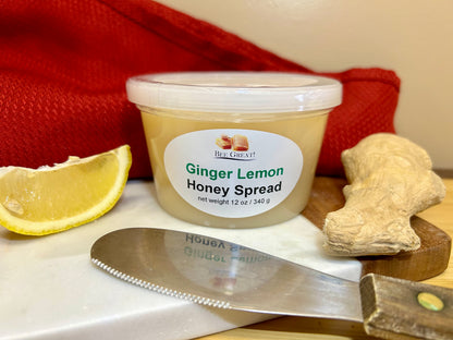 Ginger Lemon Spreadable Honey