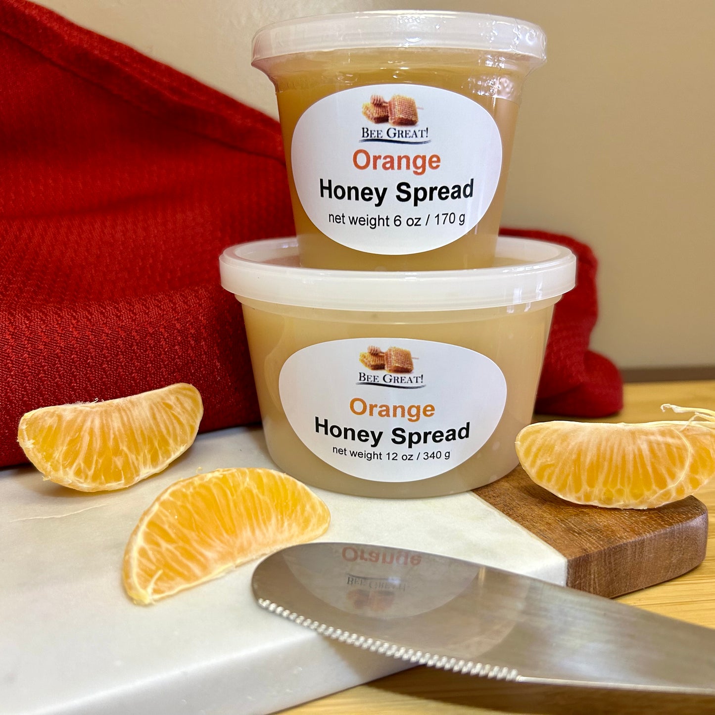 Orange Spreadable Honey