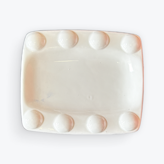 White Soap Dish