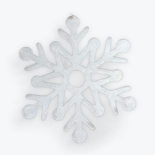 Metal Hanging Snowflake Decor