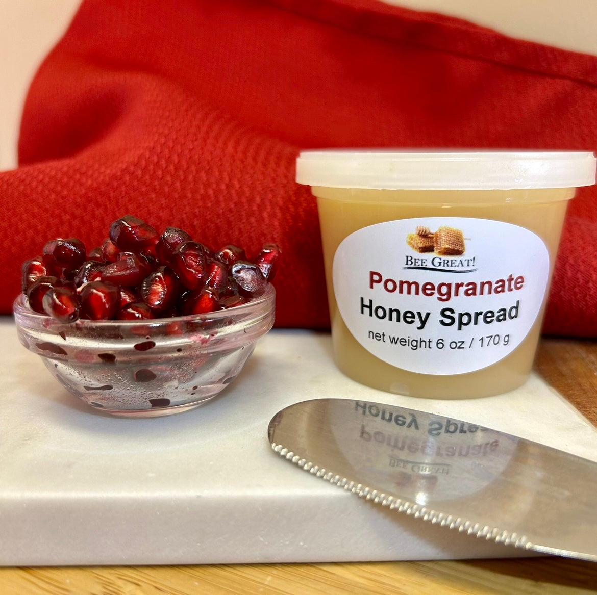 Pomegranate Spreadable Honey