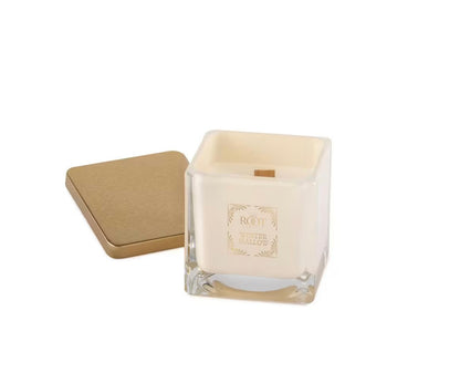 All Natural Beeswax Blend 6 oz Square Wood Wick Candle