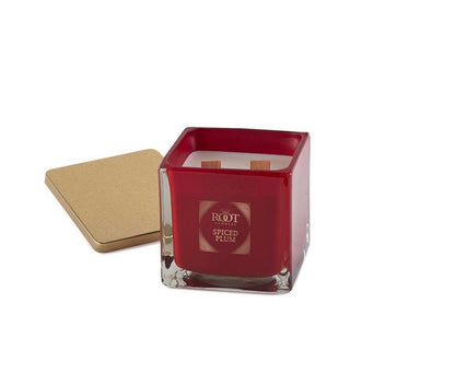 All Natural Beeswax Blend Square 2 Wood Wick Candle