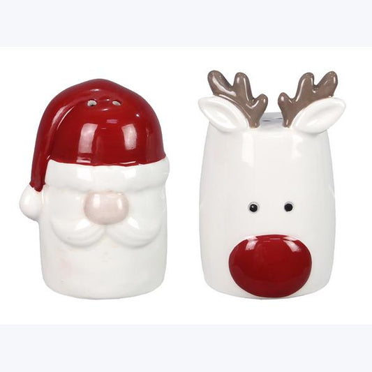 Santa/Reindeer Salt Pepper Shakers